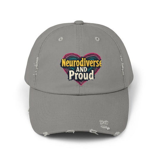 Neurodiverse and Proud Heart Celebration Cap