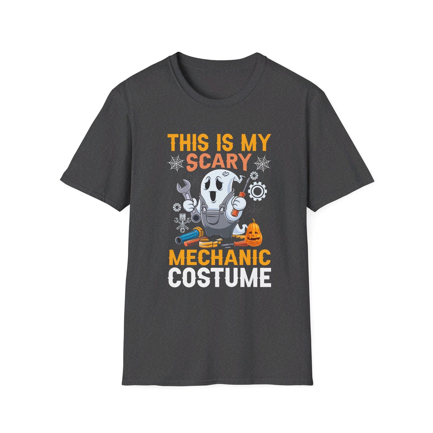This Is My Scary Mechanic Costume - Halloween Ghost Mechanic T-Shirt