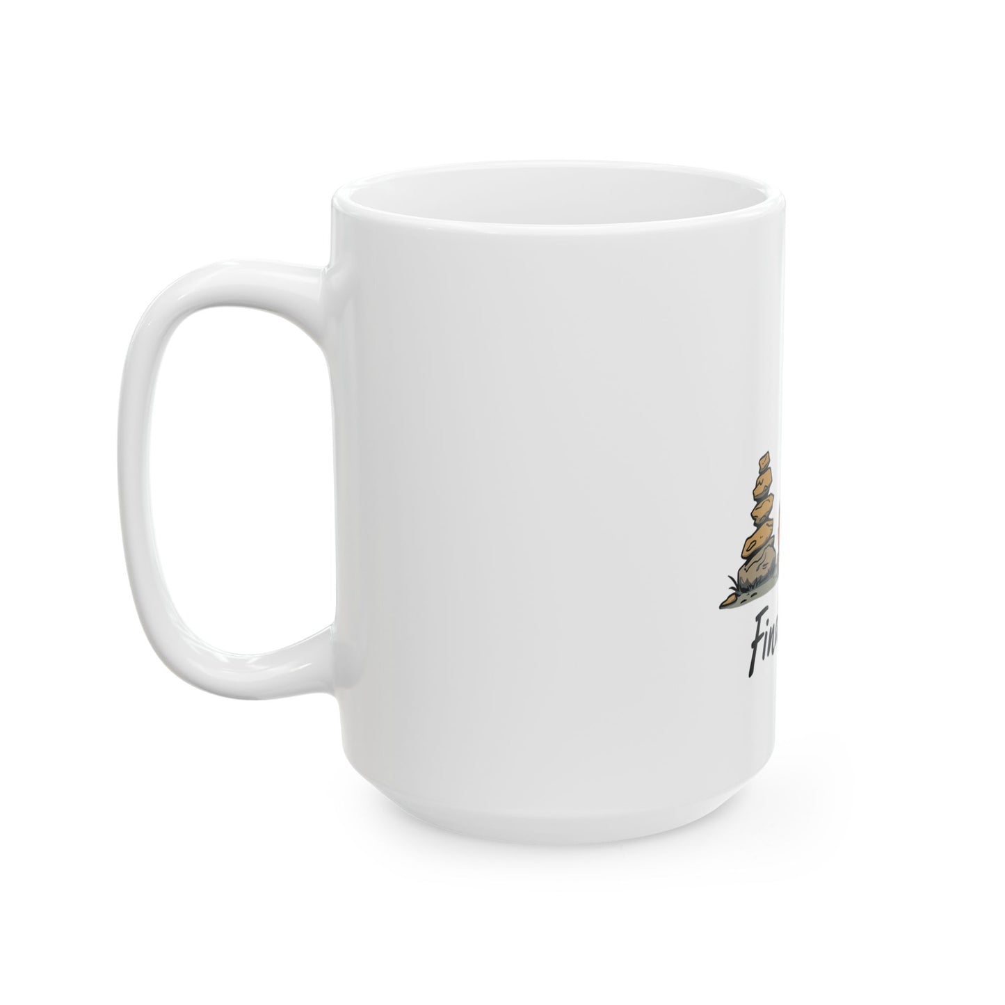 Find Your Path Adventure Inspiration Nature Hiking Ceramic Mug