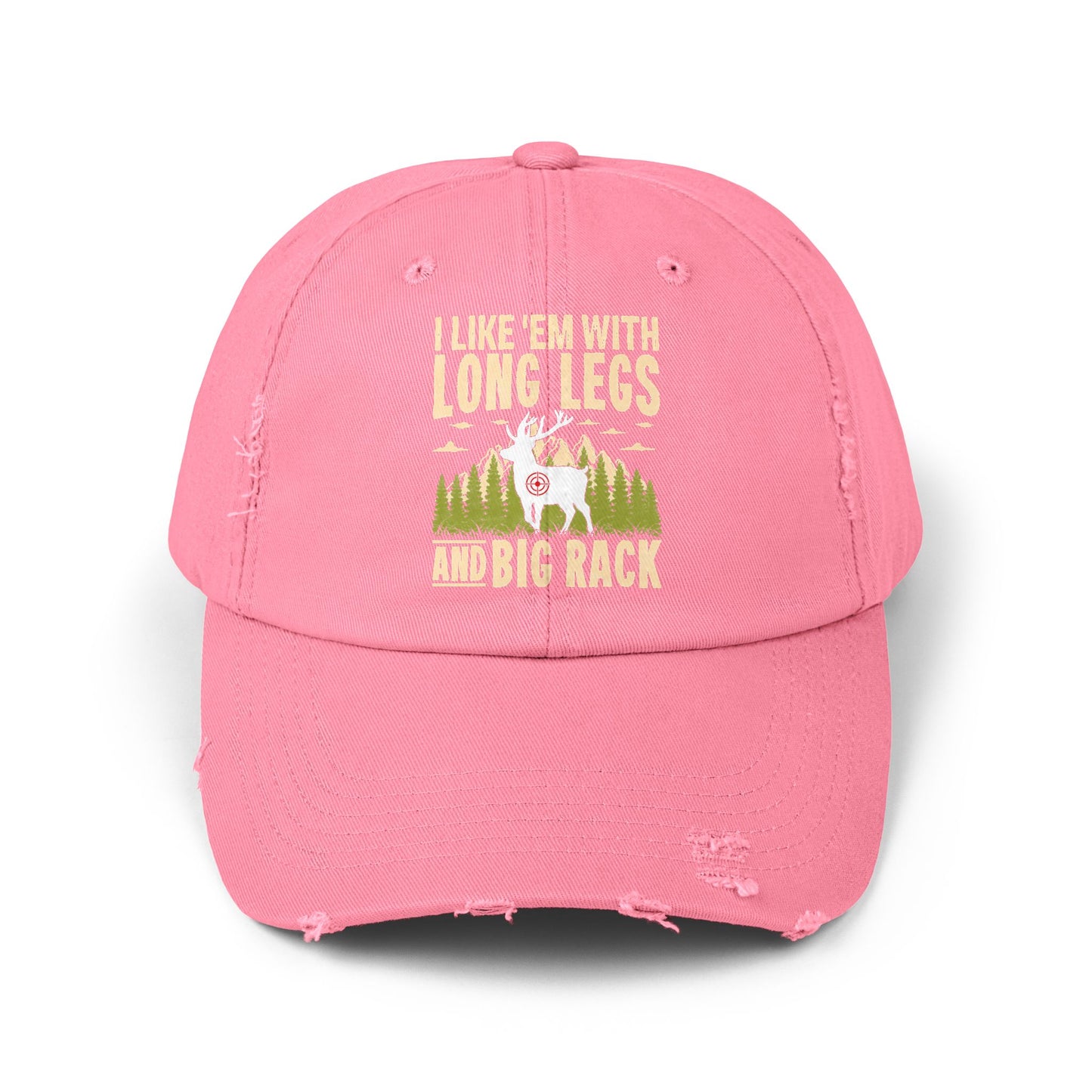 I Like 'Em With Long Legs And Big Rack Deer Hunting Cap