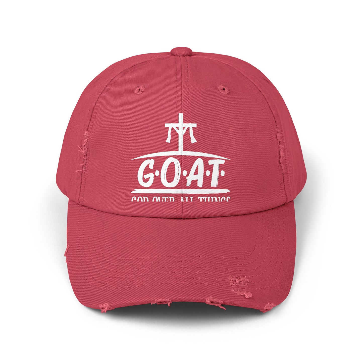 God Over All Things Faithful Expression with Cross Symbol Cap