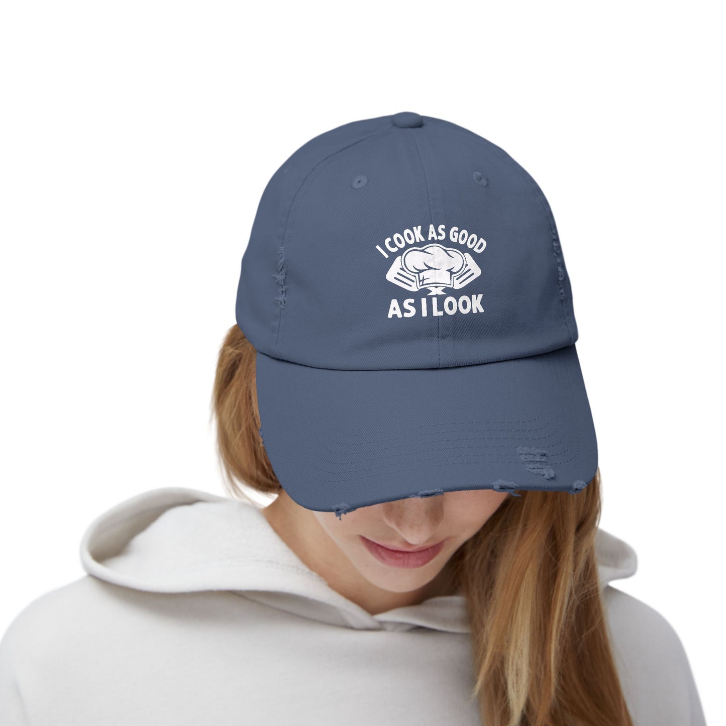 I Cook As Good As I Look Chef Hat Design for Culinary Enthusiasts Cap