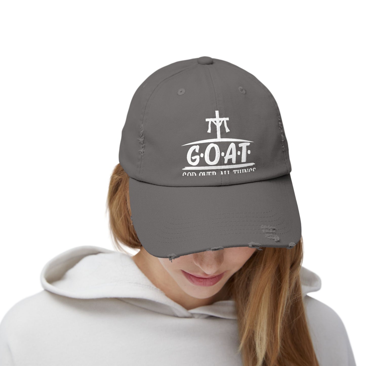 God Over All Things Faithful Expression with Cross Symbol Cap