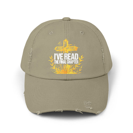 I've Read The Final Chapter God Wins Cross Design Cap