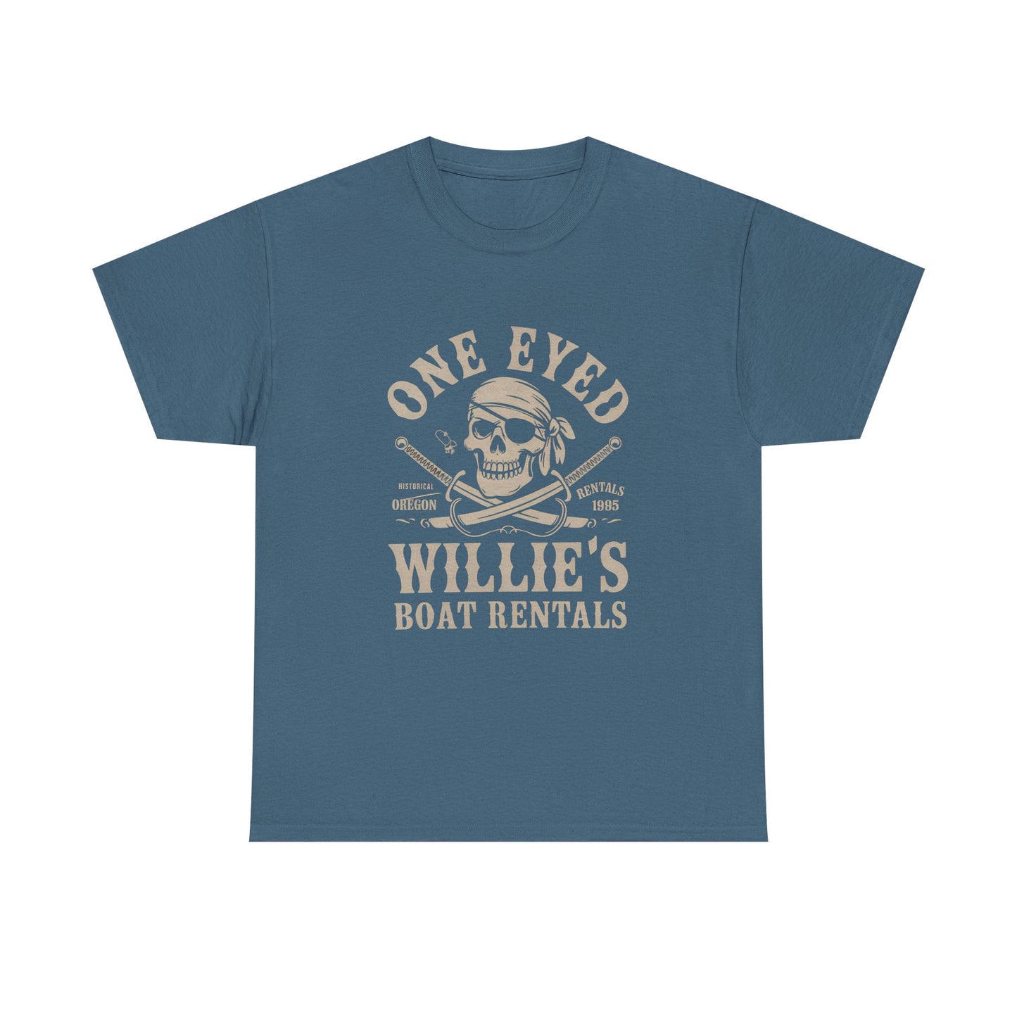 One Eyed Willie's Boat Rentals Cotton Tee