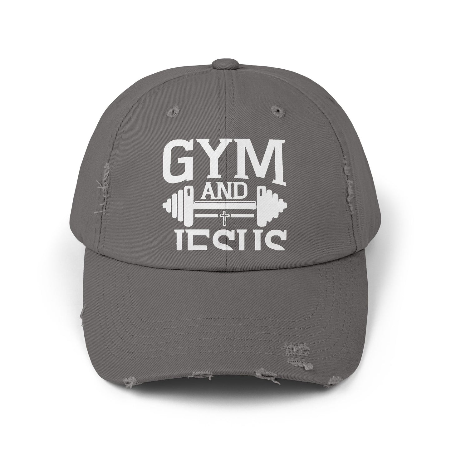 Gym and Jesus Workout Motivation with Faith Cap