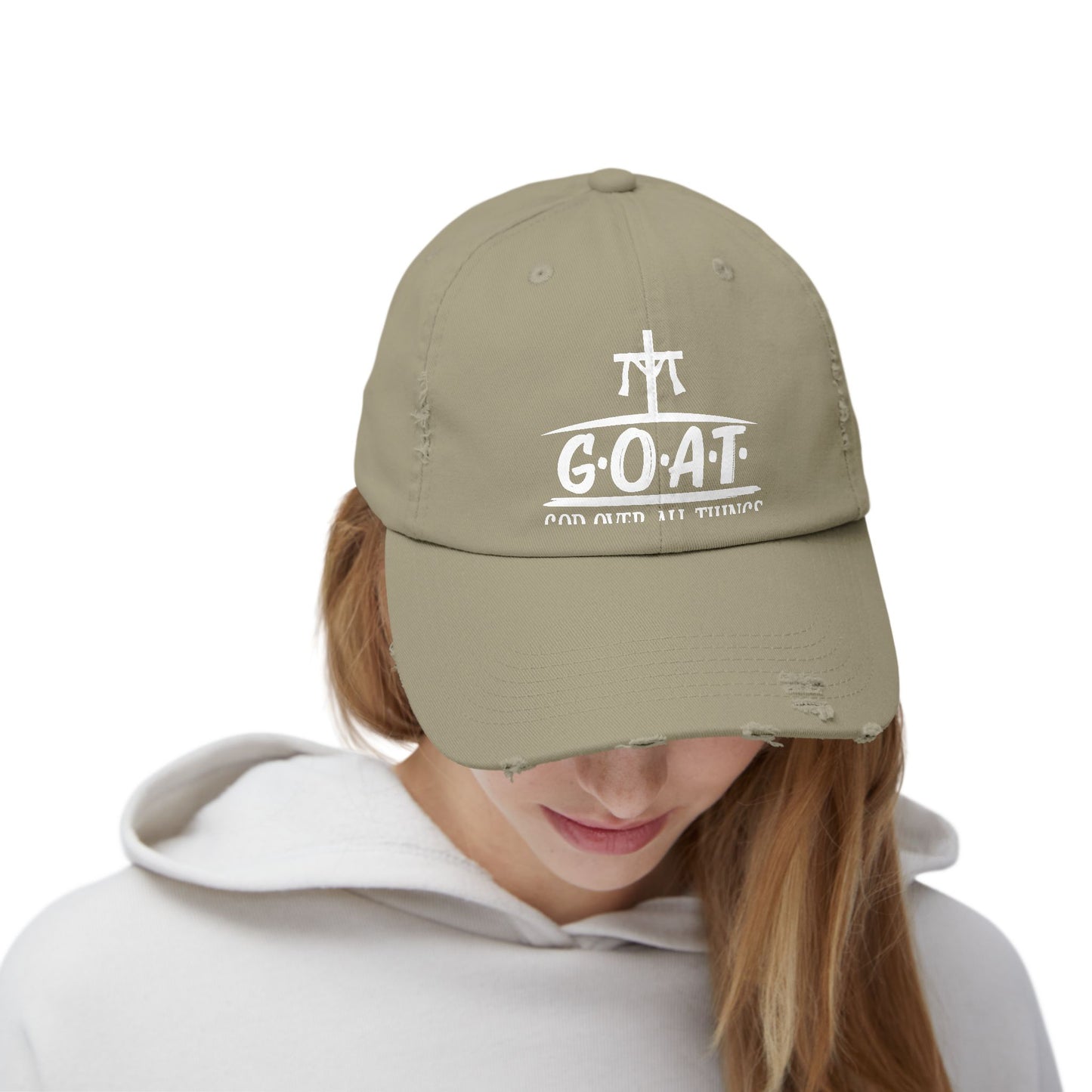 God Over All Things Faithful Expression with Cross Symbol Cap
