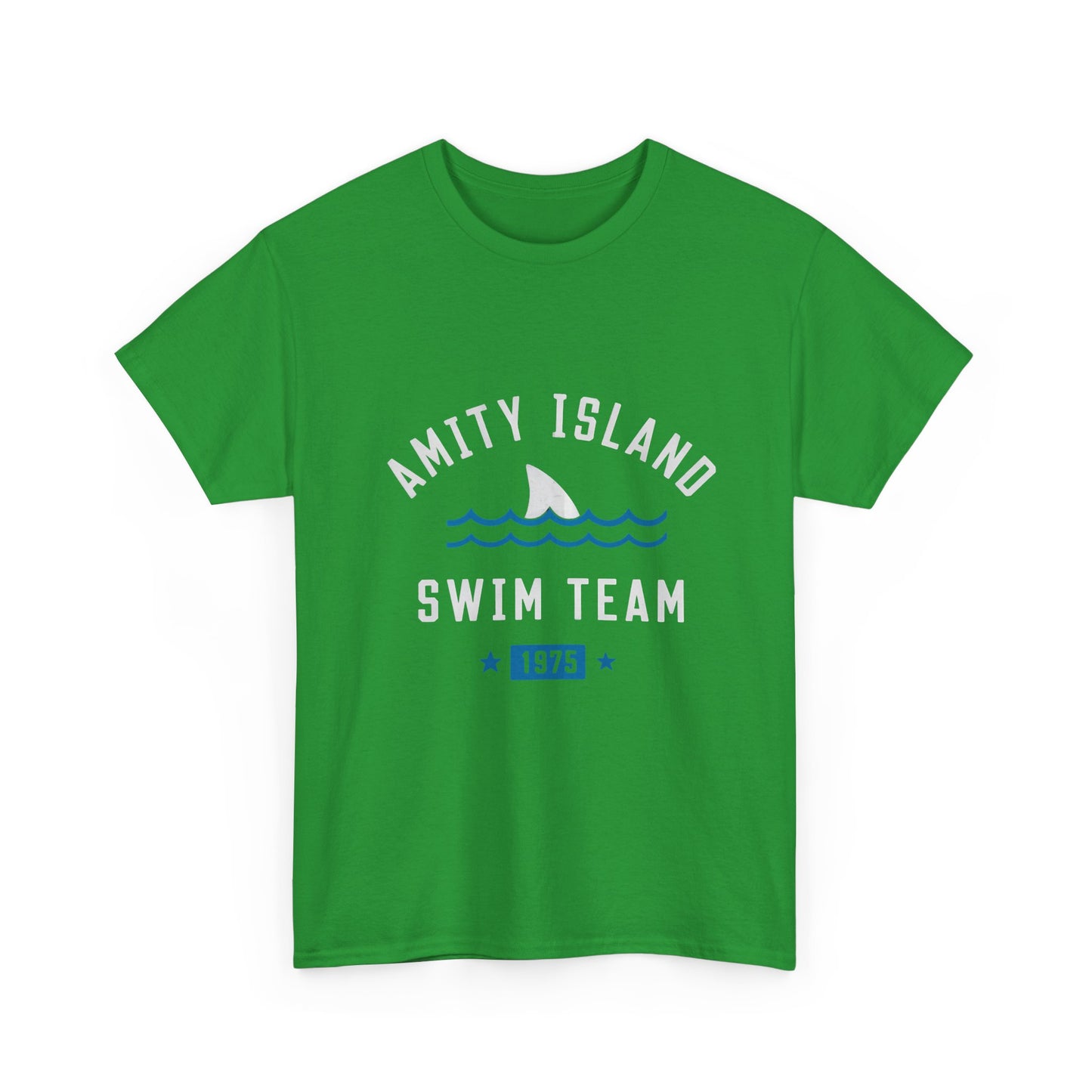 Amity Island Swim Team Unisex Heavy Cotton Tee - Vintage Summer Vibe