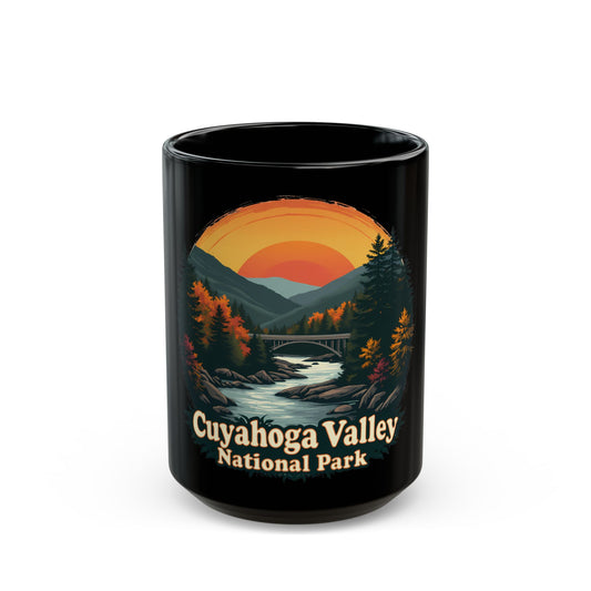 Cuyahoga Valley National Park Sunset Scenic Landscape Adventure Ceramic Mug