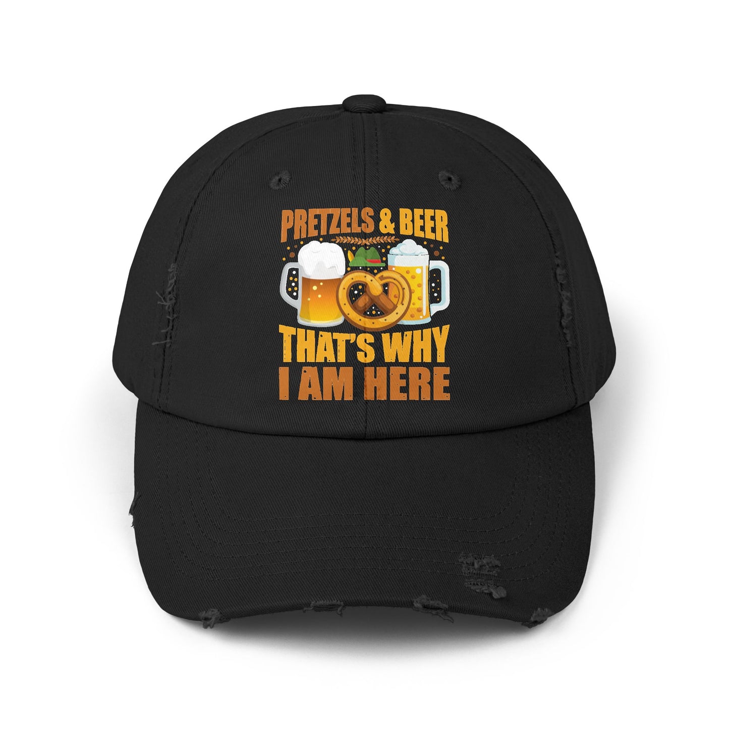 Pretzels & Beer That's Why I Am Here | Oktoberfest Celebration Cap