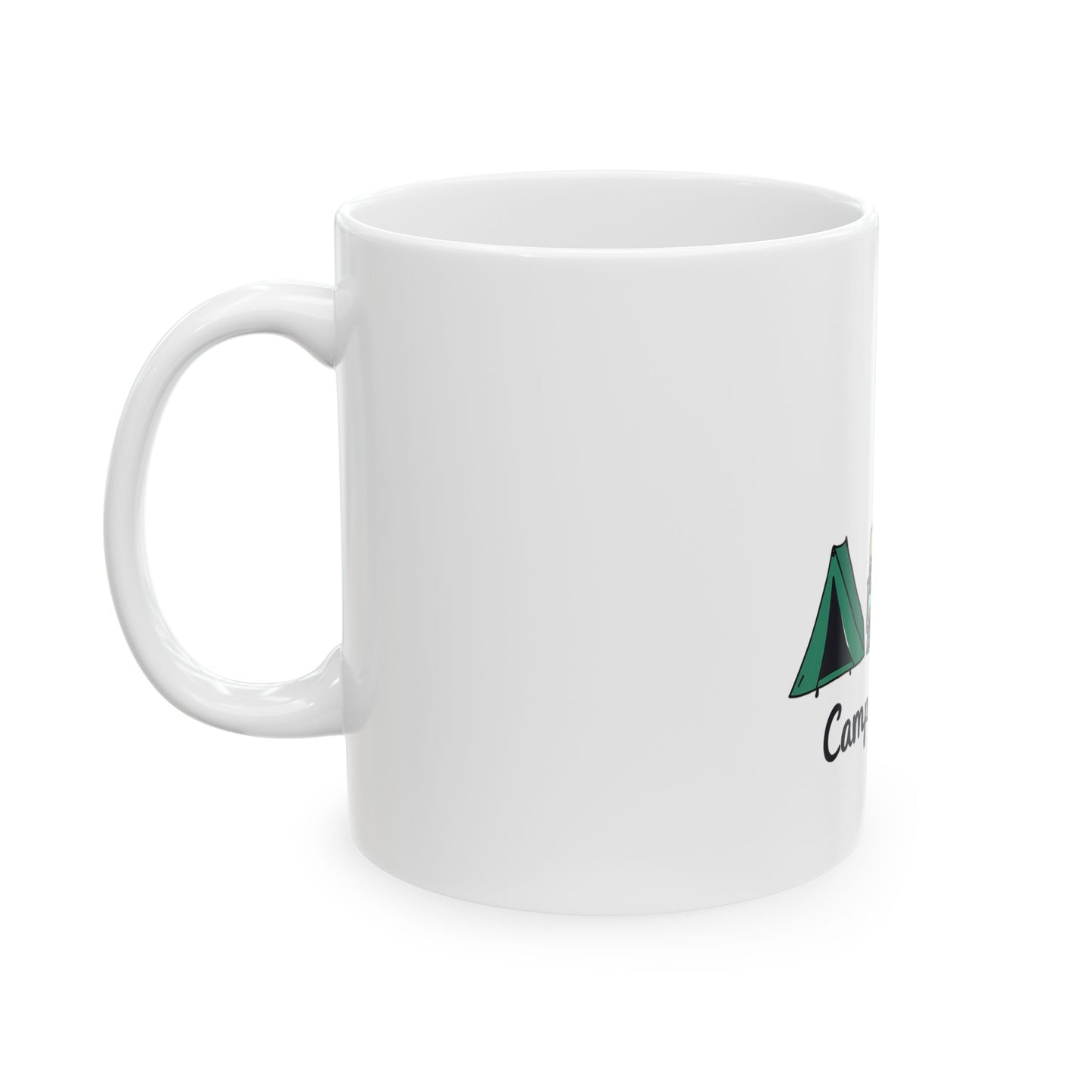Camp Under The Stars Adventure in Nature for Outdoor Enthusiasts Ceramic Mug