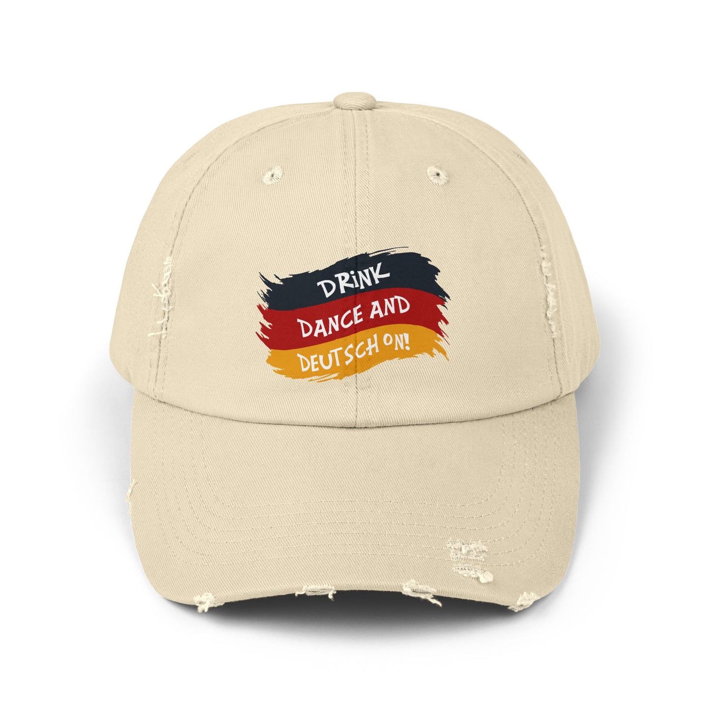 Drink Dance And Deutsch On German Flag Cap