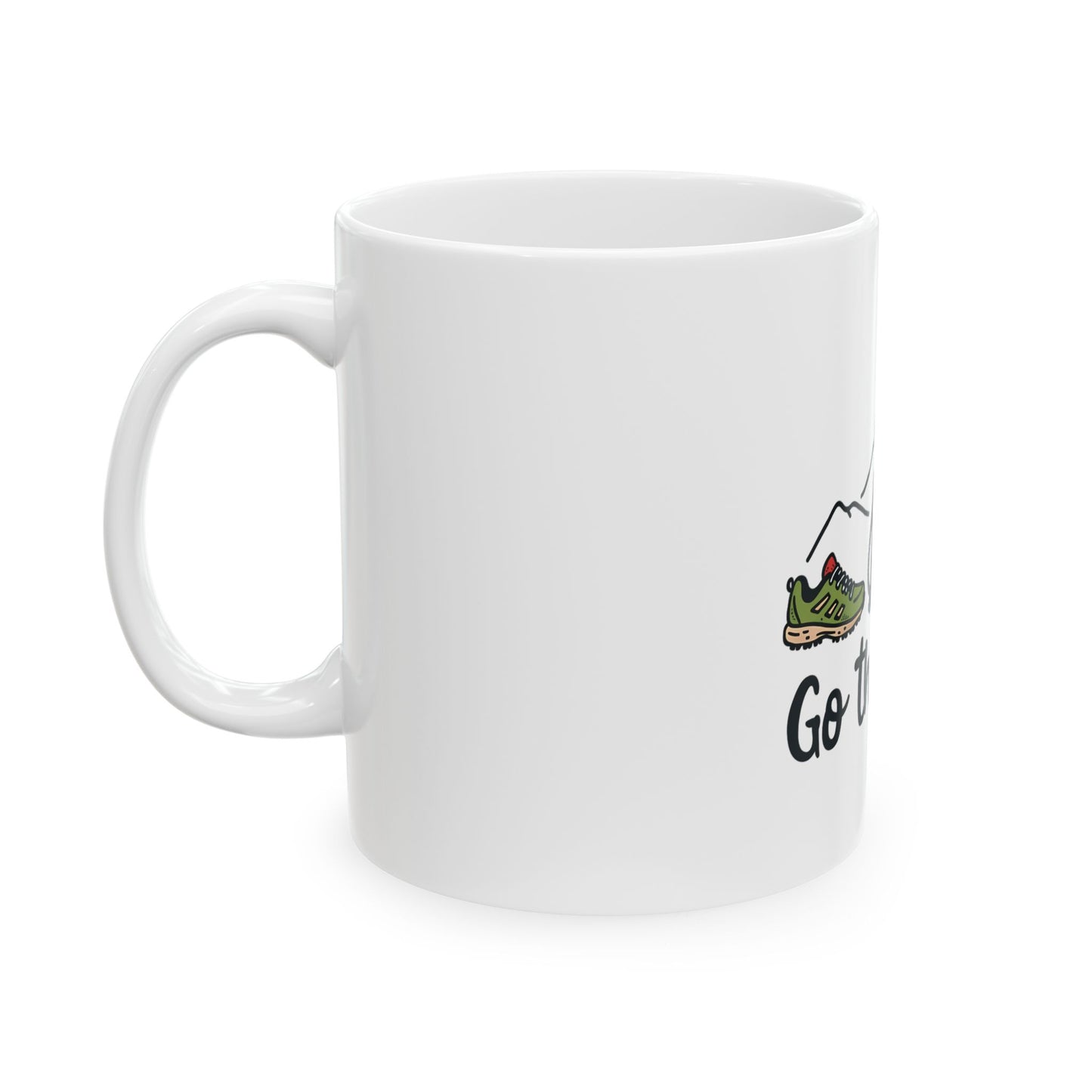 Go the Distance Adventure Enthusiast Hiking Essentials Ceramic Mug