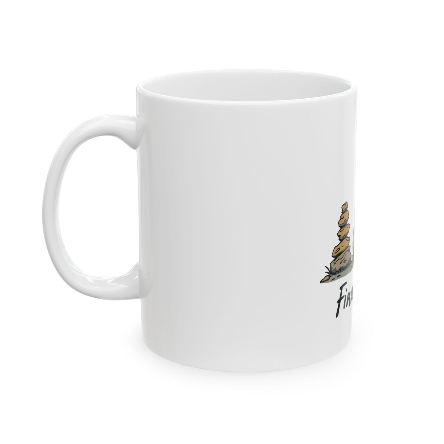 Find Your Path Adventure Inspiration Nature Hiking Ceramic Mug