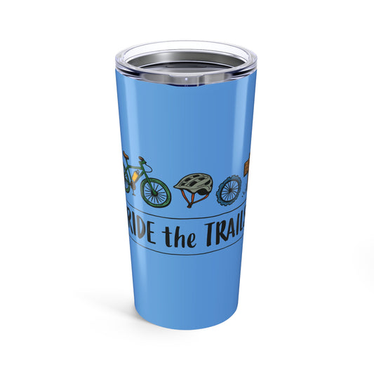 Ride the Trails Adventure Scenic Biking Journey Tumbler