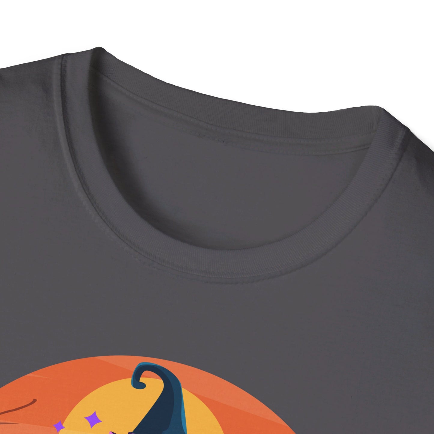 Error 404 Costume Not Found Funny Halloween Witch Cat Pumpkin T-Shirt