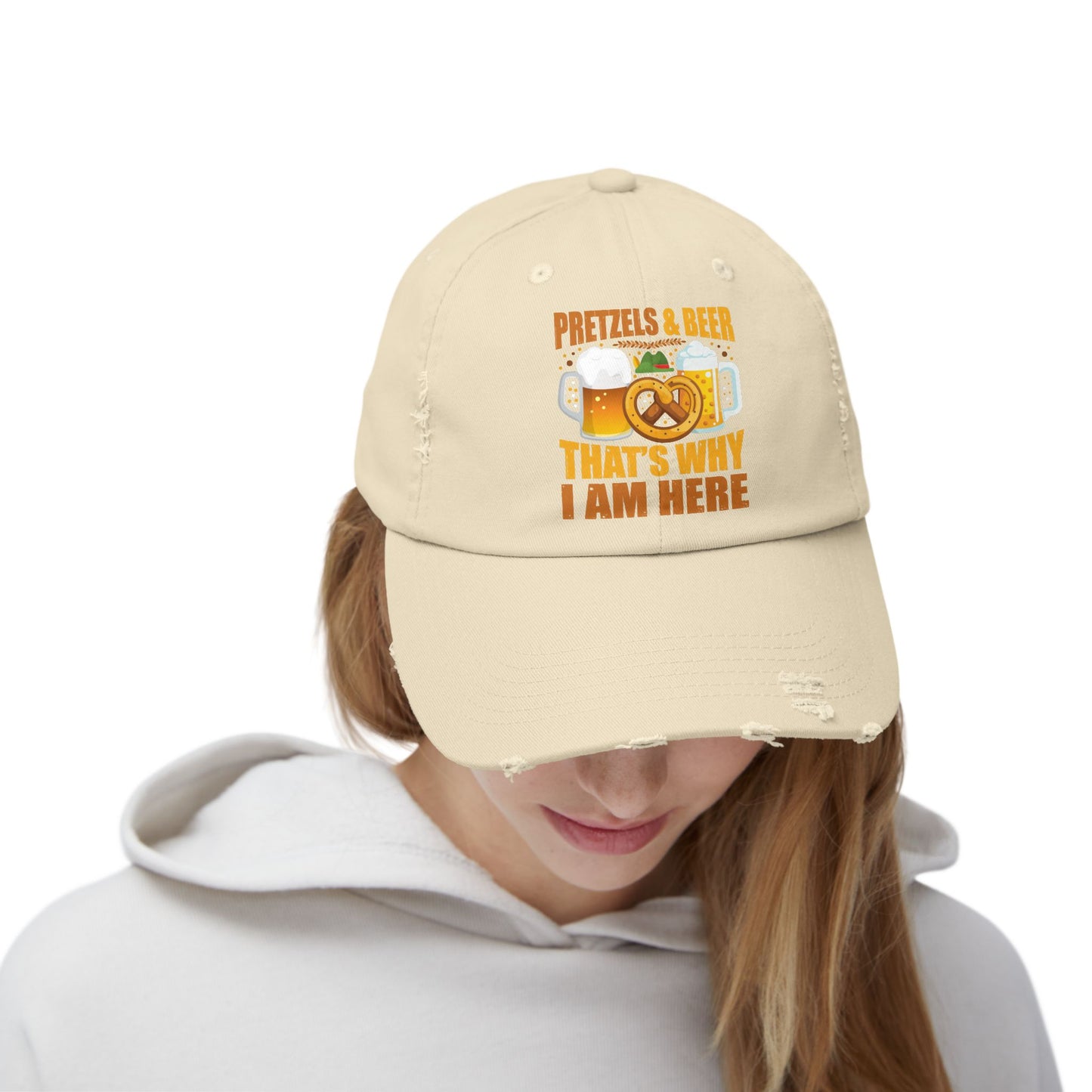 Pretzels & Beer That's Why I Am Here | Oktoberfest Celebration Cap
