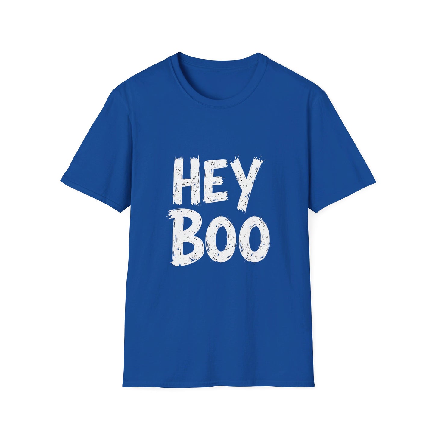 Hey Boo Bold Text Spooky Season Vibes T-Shirt