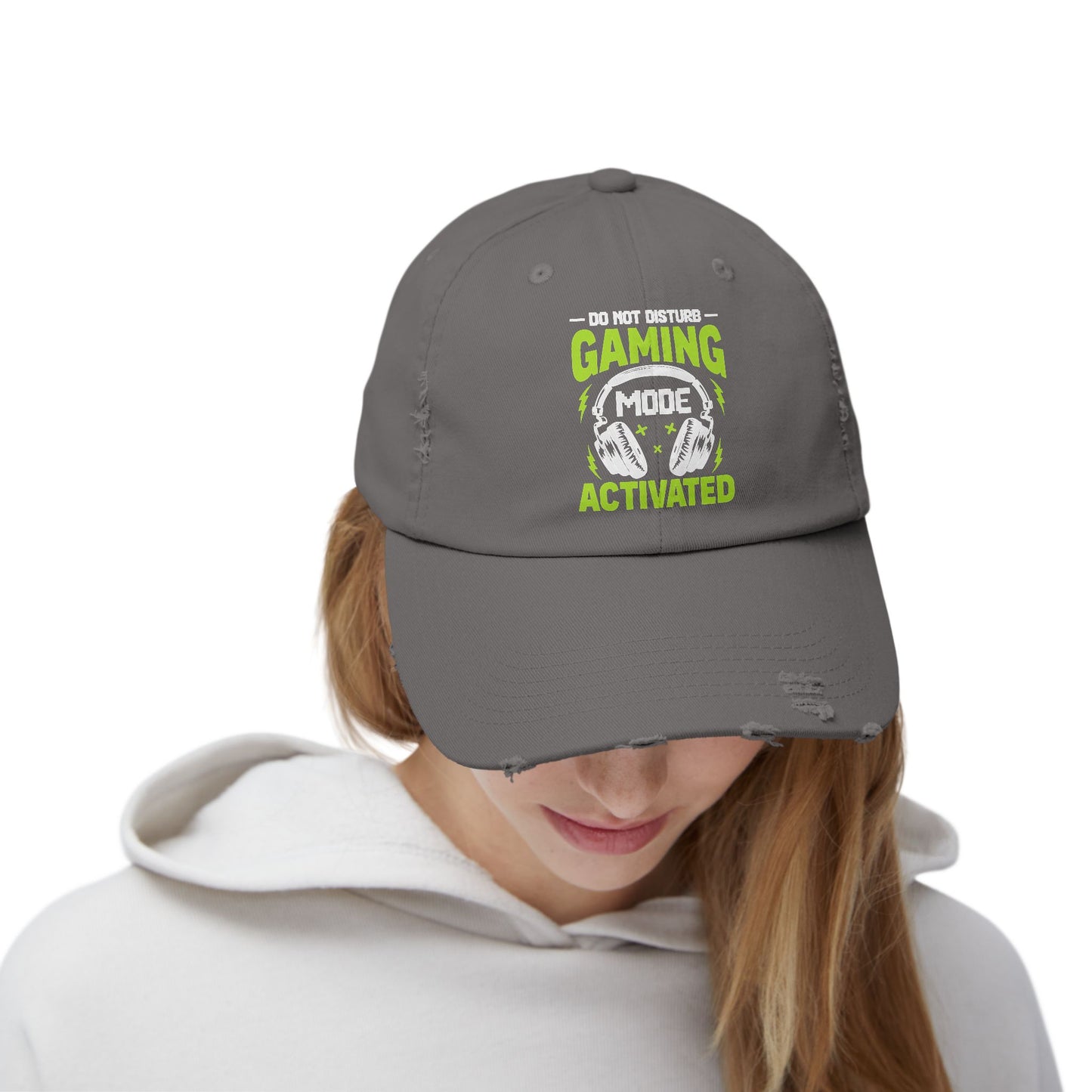 Do Not Disturb Gaming Mode Activated Headphones Cap