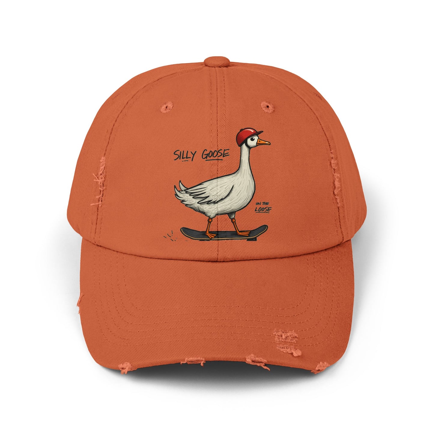 Silly Goose On The Loose Skateboarding Fun Cap