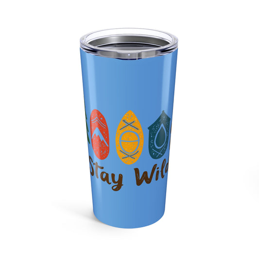 Stay Wild Adventure Nature Lover Design for Outdoor Enthusiasts Tumbler