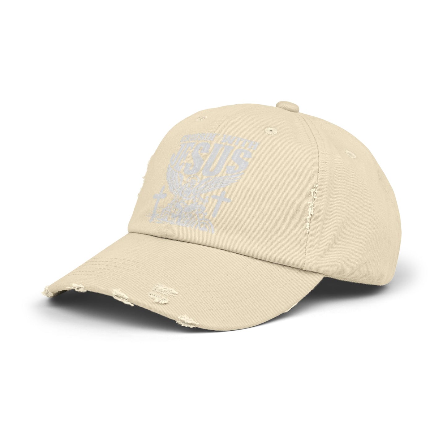 Cruisin' With Jesus Fueled by Faith Motorcycle Cap