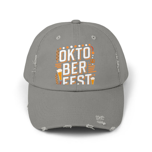 Oktoberfest Celebration Beer Pretzels Sausages Festive Design Cap