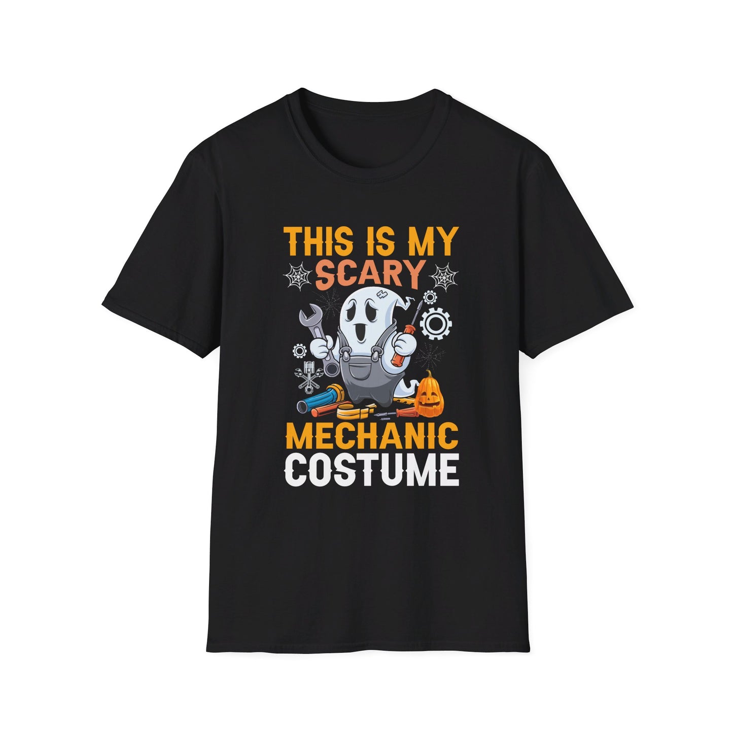 This Is My Scary Mechanic Costume - Halloween Ghost Mechanic T-Shirt