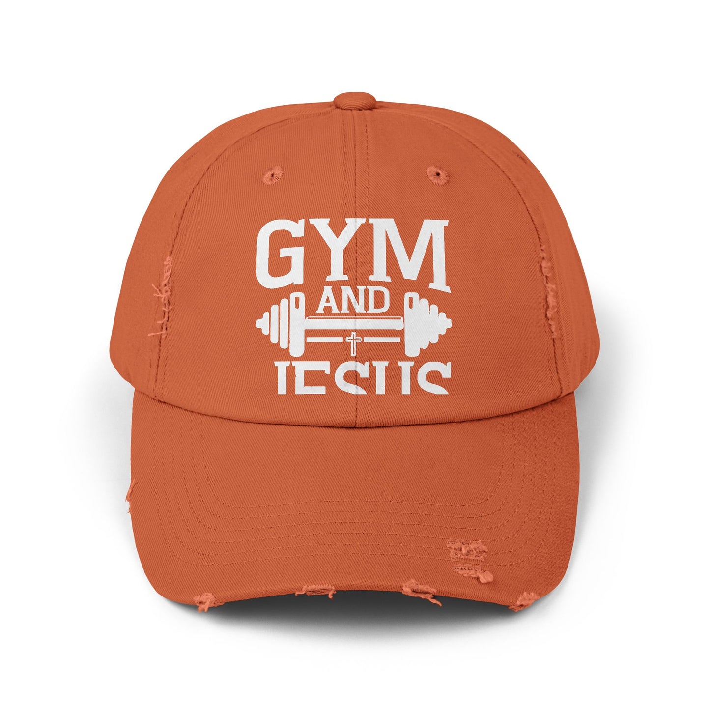 Gym and Jesus Workout Motivation with Faith Cap