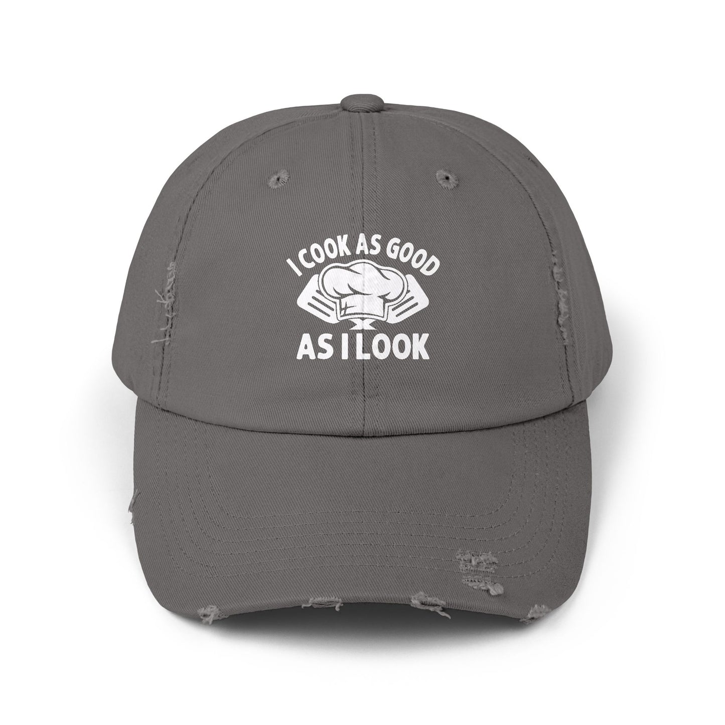 I Cook As Good As I Look Chef Hat Design for Culinary Enthusiasts Cap