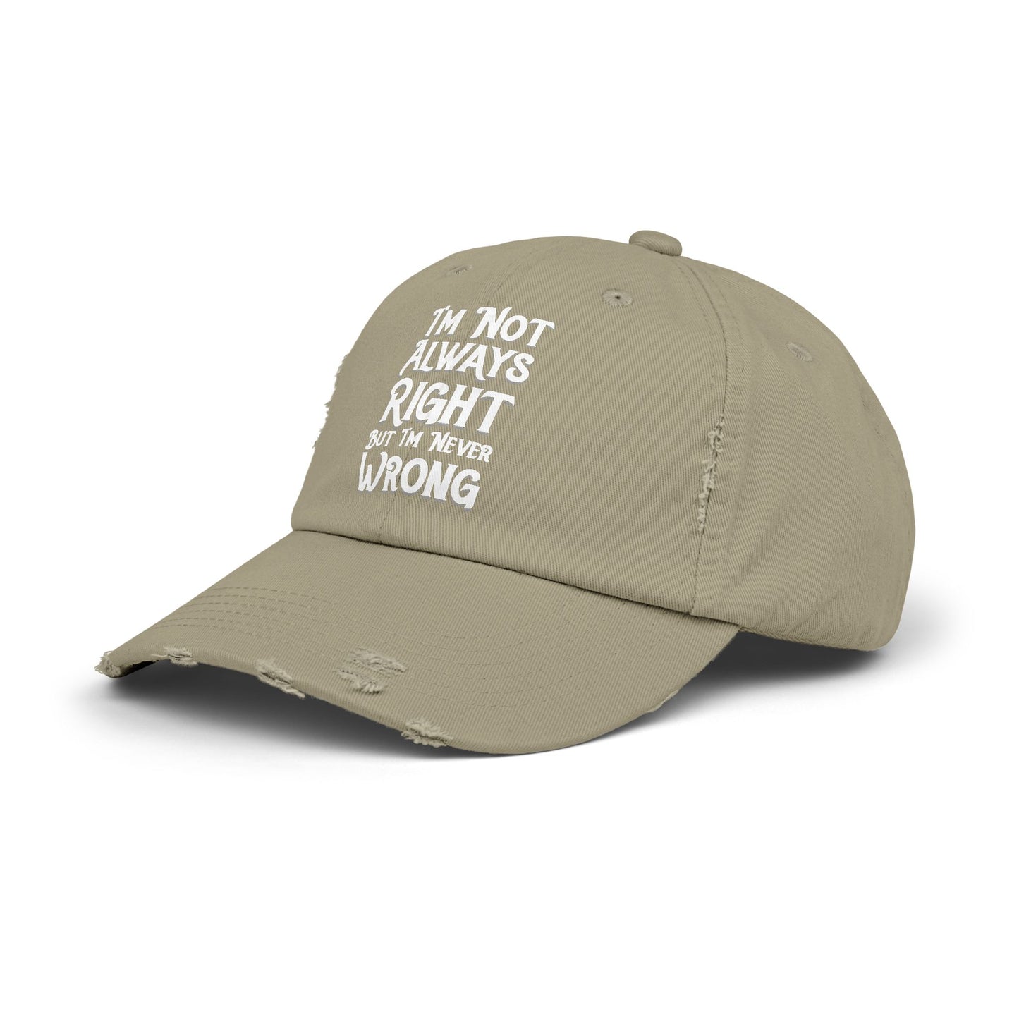 I'm Not Always Right But I'm Never Wrong Cap