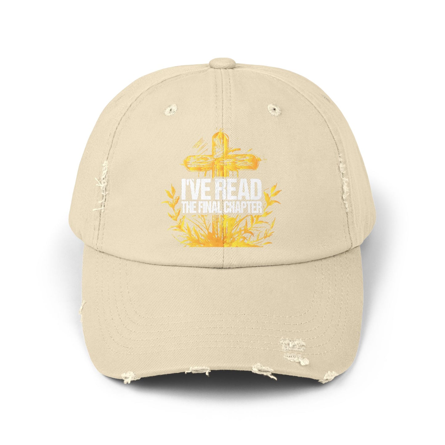 I've Read The Final Chapter God Wins Cross Design Cap