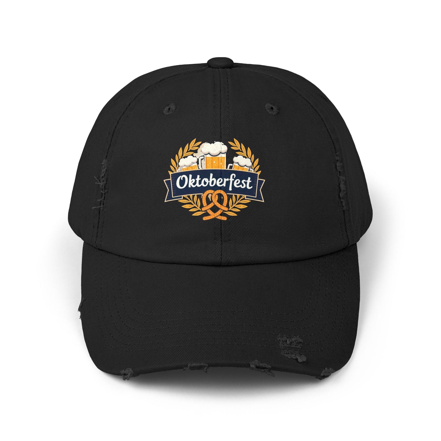 Oktoberfest Celebration with Beer and Pretzel Cap