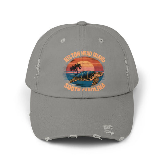 Hilton Head Island South Carolina Sunset Turtle Cap
