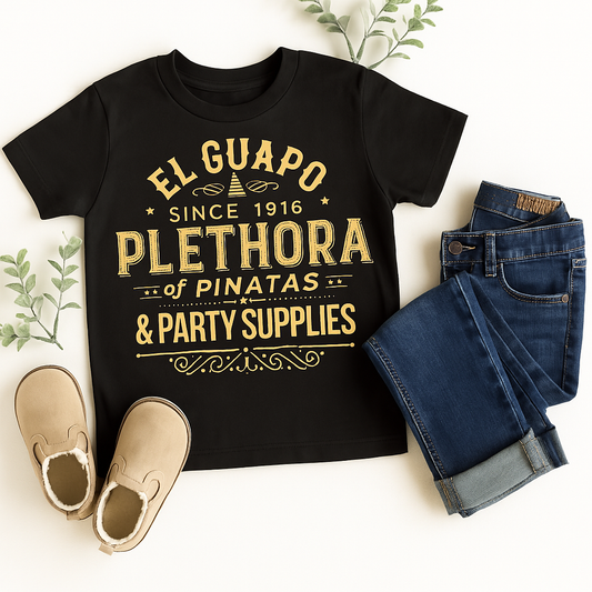 El Guapo Piñata Party Tee - Unisex Heavy Cotton T-Shirt